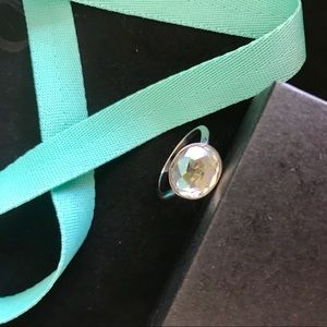 Swarovski crystal ring.